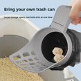 thumbnail image 4 of Cat Litter Scoop with Refill Bags, Plastic Filter Shovel for Cat Litter Box Cleaning, 4 of 7