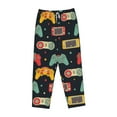 thumbnail image 4 of Balery Retro Video Game print Women's Pajama Pants,Ultra Lightweight Pjs,Lounge Pant-Medium, 4 of 9