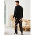 thumbnail image 2 of Men Donut & Letter Graphic PJ Set, 2 of 5