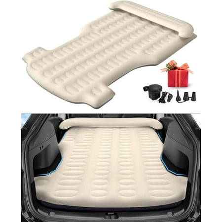 Air Mattress Inflatable Camping Bed for Accessories 2023 2022 2021 2020 with Air Pump and Headrest Sleeping Pad Portable Flocking Surface Mattress Gifts