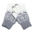 thumbnail image 2 of Clearance! Baberdicy Winter Gloves for Women Cold Weather,Warm Thermal Gloves for Running Grey, 2 of 2