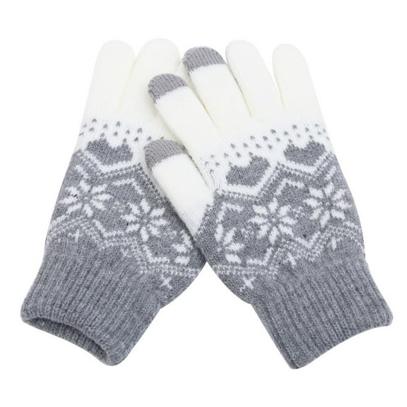beishanbush Clothing 2025 Gloves Mittens Winter Gloves for Women Cold Weather,Warm Thermal Gloves for Running Grey