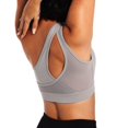 thumbnail image 4 of Women One-Shoulder Plus Size Exercise Shake-proof Yoga Bra Underwear, 4 of 5
