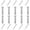 M8 by 40, variant on 10Pcs Single Hole Clevis Pin Replacement Fasteners Flat heads Cylindrical Pin for Industrial Equipment Easily to Install