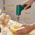 thumbnail image 3 of J-9 White Electric Mini Egg Beater: Compact, Automatic 3-Speed Dual-Head Mixer for Cream, Egg Whites & Baking; Portable, Durable, Easy to Clean Kitchen Tool – Ideal Gift for Baking Enthusiasts, 3 of 6