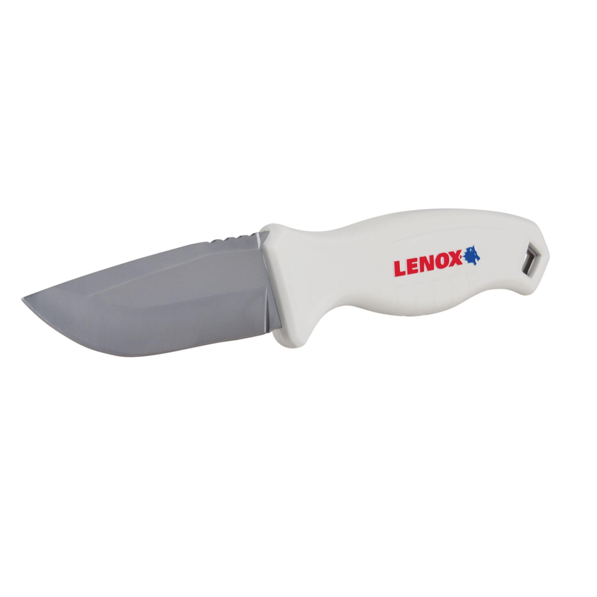 View Larger Lenox® Tradesman™ LXHT14701 Resharpenable Utility Knife, Stainless Steel Blade with Sheath