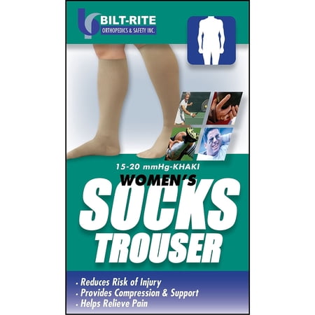 

Bilt-Rite Mutual Women s Trouser Socks 15 - 20 mmHg Beige 2 pack (10-70700-MD-2)