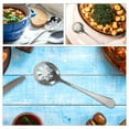thumbnail image 3 of 4pcs Stainless Steel Perforated Serving Spoon Small Slotted Spoon Kitchen Gadget, 3 of 8