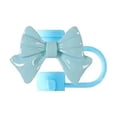 thumbnail image 4 of Silicone Straw Covers Cap Reusable Bow Straw Cover L2 Proof Protector Plugs, 4 of 9