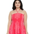 thumbnail image 6 of Oussum Women Long Tube Dress Sleeveless Summer Maxi Plus Size Dresses, Red, 6 of 7
