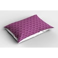 thumbnail image 2 of Ambesonne Victorian Pillow Sham 2 Pack, Scrolling Damask Rococo, 36"x20", Purple Pale Pink, 2 of 3