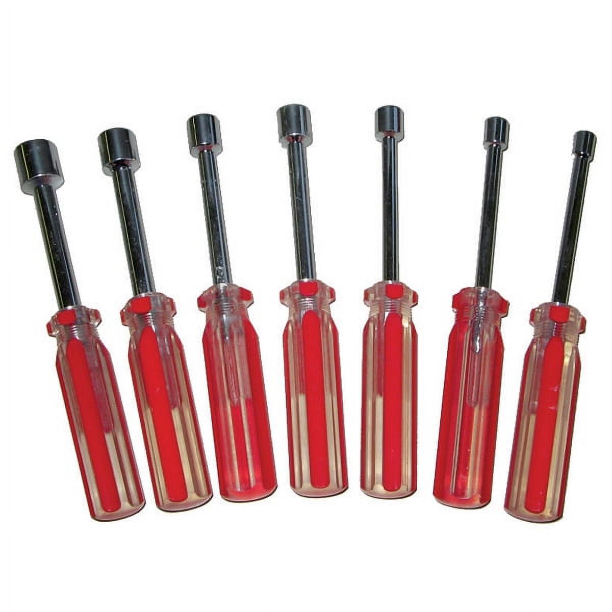 7 Piece Cheap SAE Hand Handle Nut Driver Nutdriver Runner Socket Tool Set Kit