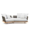 thumbnail image 1 of Customized outdoor sofa combination courtyard garden leisure solid wood furniture sunshine room balcony rattan lounge chair My Lux Decor Round, 1 of 22