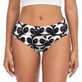 thumbnail image 1 of Fotbe Panda Calzones Estampados para Mujer – Ropa Interior de Algodón, Cómoda, Suave y Elástica-X-Small, 1 of 6