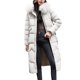 thumbnail image 1 of Parkas de manga larga para mujer, chaqueta informal de algodón con capucha y mangas largas de colores., 1 of 8