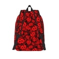 thumbnail image 2 of Picia Ladybugs 1 Printed Canvas Daypack - Stylish and Durable Vintage Compact Backpack - Class, Work, Travel, or Laptop Bookbag,Organized Compartments-Medium, 2 of 6