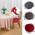 thumbnail image 2 of Generic Coussin de Sol Rond Extérieur/intérieur, Coussins de Chaise Ronds 15 Pouces avec Attaches, Coussin de Siège Rond pour Hamac Chaise Balançoire Coussin de Méditation (B), 2 of 7
