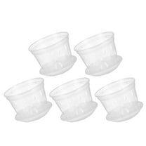 5 Sets Orchid Pot Breathable Flower Pots with Drainage Holes Clear Plant Orchids Small