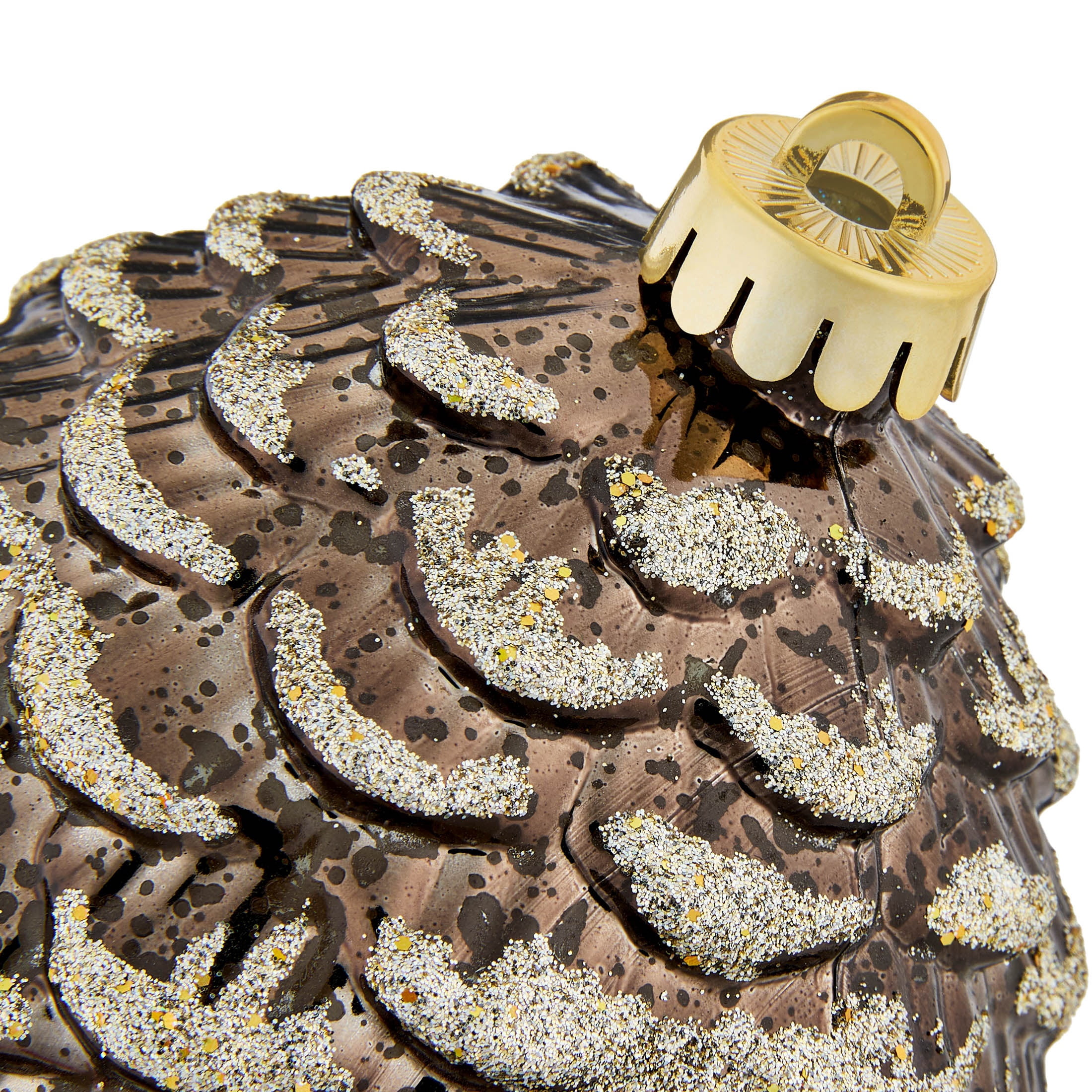 2-Count Brown Jumbo Pinecone Shatterproof Christmas Ornaments, 11", by Holiday Time