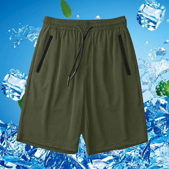 VNKIDY Womens Elastic Waist Mesh Basketball Shorts With Zipper Pockets Adjustable Drawstring Casual Loose Fit Shorts For Sports Daily Activities Cozy Bottoms