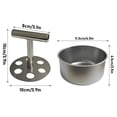 thumbnail image 3 of Stainless Steel Meatball Maker Tool, Meatball Press, Manual Push Press Meat Tenderiser Making Mould, Easy Release Meatball Mold Press, Kitchen Gadget for Uniform Meatball Shaping(12 holes+6 holes), 3 of 8