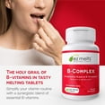 thumbnail image 3 of (2 pack) EZ Melts Dissolvable Vitamin B-Complex with Methyl B12 and Methyl Folate, Sugar-Free, 2-Month Supply - 2 Pack, 3 of 8