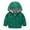 Green, variant on ATOGUTA Coats for Boys Girls Zip Hooded Windbreaker Coats Hooded Casual Outerwear Navy, Size 1T-5T