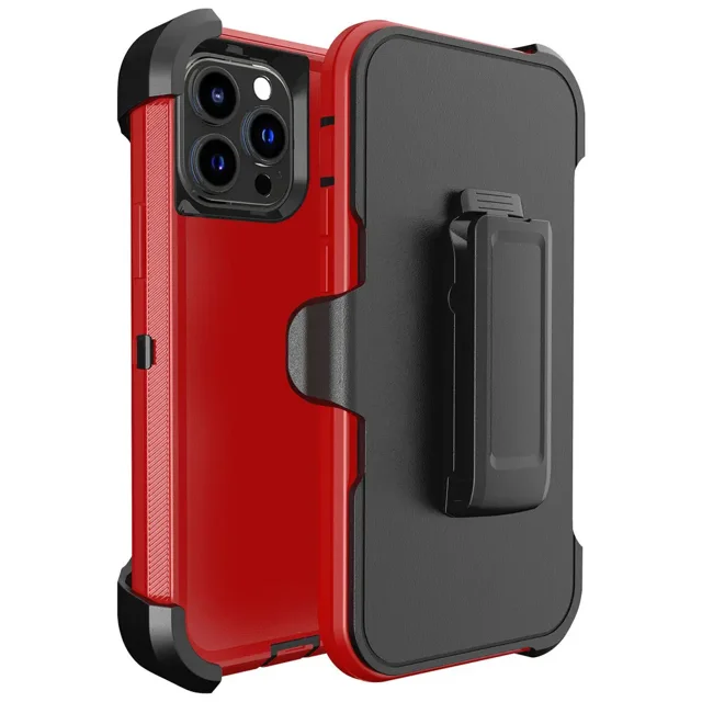 Étui Hybride de Qualité Militaire avec Étui à Clip Ceinture pour iPhone 16 Pro Max