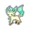 1pcs, variant on Leafeon Vinyl Decal Sticker