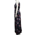 thumbnail image 4 of Vestido Halter 2305-2 Vestido largo con cuello halter sexy Vestido con abertura de encaje estampado Cgtredaw para Mujer Azul T S, 4 of 8