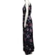 thumbnail image 4 of Vestido Halter 2305-2 Vestido largo con cuello halter sexy Vestido con abertura de encaje estampado Cgtredaw para Mujer Azul T XL, 4 of 8