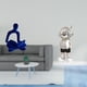 thumbnail image 2 of Figura de pensador abstracto, estatua de escritorio, escultura de , adorno decorativo de resina, acabado flocado moderno, adecuado para ofic, 2 of 8