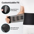 thumbnail image 4 of Faja lumbar AllyFlex Sports® para aliviar el dolor lumbar - Faja lumbar para mujeres y hombres debajo de la ropa - Soporte lumbar inferior para mejorar la postura - L, 4 of 5