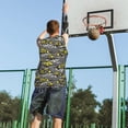 thumbnail image 5 of Sikiie Modern Yellow Excavator Basketball Jersey Reversible Men's Mesh Athletic Sports Shirts Training Practice S-4XLMedium, 5 of 6