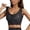 Black, variant on Sports Bras Breathable Workout Bra for Gym Back Sports Bra for Front Closure Underwire Push Up Support And Side Smoothing