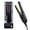 Black, variant on Hot Beauty Professional Ceramic Mini Flat Iron 1/2", Anti-Frizz, Fast Heating, Versatile Styling for Curly & Straight Hair, Ideal for Traveling with Travel Pouch (Black)