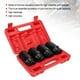 thumbnail image 5 of Head Adapter Socket 4pcs 1/2 Inch Deep Impact Socket Repairing Tool Set 12 Point Head Adapter High Hardness, 5 of 8