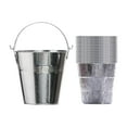 thumbnail image 1 of Cubo de grasa para barbacoa, cubo de hierro para goteo con de papel de aluminio, pieza de repuesto con asa, accesorios para parrilla, recolector de, 1 of 8