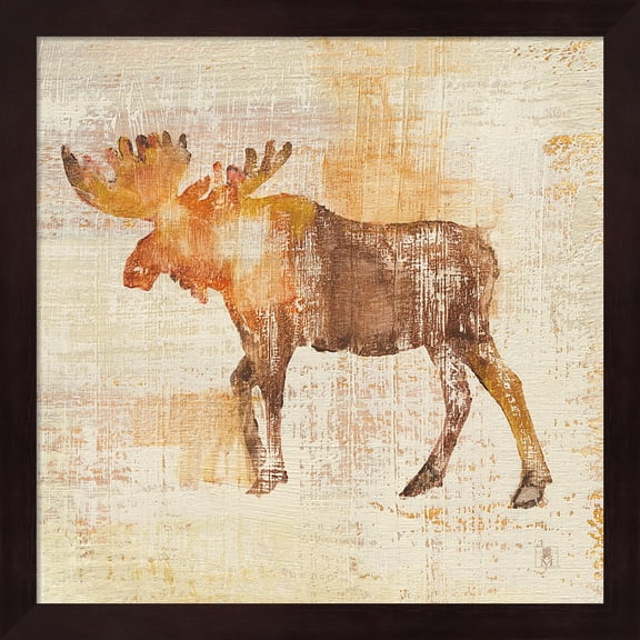 Moose Study by Studio Mousseau, Framed Wall Art, 13.25W x 13.25H