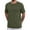 Army Green, variant on Fznquz Round Neck T Shirts for Men Summer Short Sleeve Green Tee Soft Casual Mens Tshirt XL