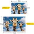 thumbnail image 5 of FREEAMG Puzzles for Adults 500 Pieces - Funny Giraffes Jigsaw Puzzle Family Game Intellective Toys Wall Art Work for Educational Gift Home Decor, 5 of 7