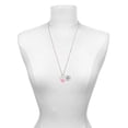 thumbnail image 3 of Delight Jewelry Silvertone Te Quiero Disc - Purple Heart Nurse Strong Zoe Necklace, 3 of 4