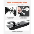thumbnail image 3 of KFFKFF's 48-Inch Pull-Behind Lawn Aerator, Equipped with Universal Hitch, Iron Spikes in Alternating Layout, Ideal for Garden, Lawn, and Farm Aeration, 3 of 9