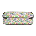 thumbnail image 3 of Goofa Colorful Pattern With Cute Chameleons Pattern Pencil Case, Multi- Slot Pencil Pouch, Portable Pencil Bag, Pen Case for& Office, 3 of 9