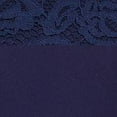 thumbnail image 4 of SPEECHLESS Womens Navy Lace Zippered Spaghetti Strap Short Party Fit + Flare Dress Juniors 0, 4 of 4