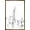 Bronze Framed Version, variant on Line Art - New York Skyline Wall Poster, 22.375" x 34"