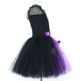 thumbnail image 6 of Girls Sleeveless Tutu Tulle Dress with Headband Two Piece Set Witch Halloween Party Clothes Halloween for Kids Girls Size 1-14 Years, 6 of 9