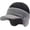 Black, variant on Windproof Thermal Cap with Visor, Fleece-Lined Mens Winter Beanie Earflap Hat for Ultimate Cold Protection