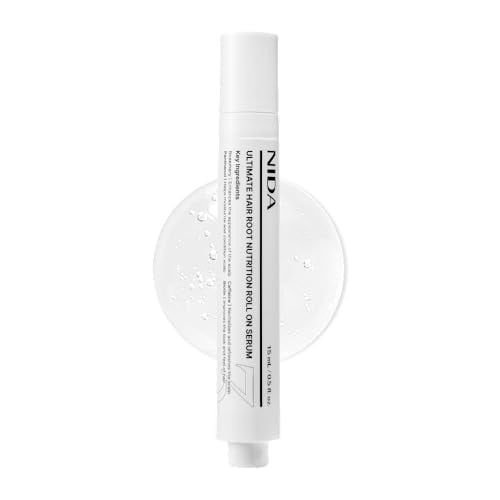 NIDA Hair Root Nutrition Roll On Serum with Rosemary Tonic Hair, 0.5 fl oz
