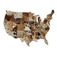 thumbnail image 5 of LOOMINAIRE USA Leather Map Tan, 5 of 5